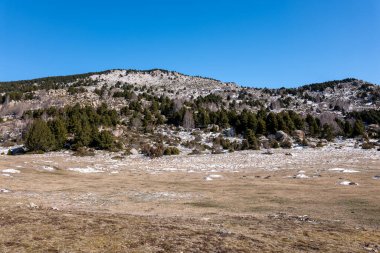 İlkbaharda dağlı manzara