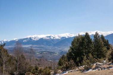 İspanya 'daki Vitosha Dağı' nın muhteşem manzarası
