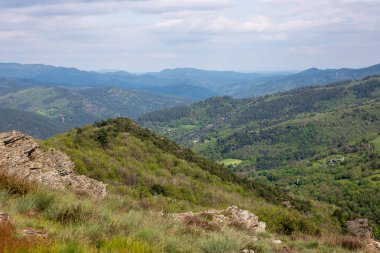 İspanya 'daki dağların manzarası