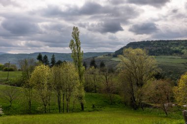 Dağların güzel manzarası