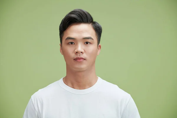 Porträtt Ung Stilig Asiatisk Man — Stockfoto
