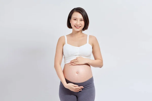 Mujer Esperando Bebé Recién Nacido — Foto de Stock