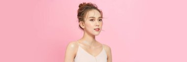 young asian woman with make-up