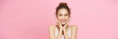 young asian woman with make-up