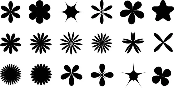 パッカー ブラットシェイプ 抽象的な花の形状 — ストック写真