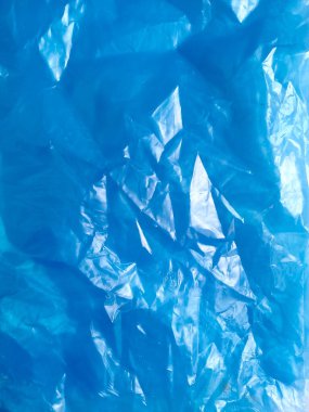 Buruşmuş Plastik Torba Üst Veiw doku arkaplanı