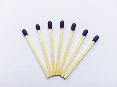 Eşleştirme Çubukları grubu beyaz arkaplanda izole edildi