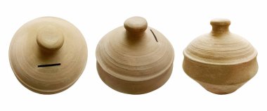 El yapımı Clay Para Kutusu - Para Tasarruf Kutusu