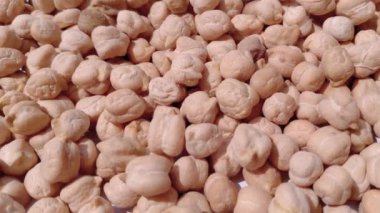 Beyaz Nohut Arkaplanı - Beyaz Nohut Üst Görünümü