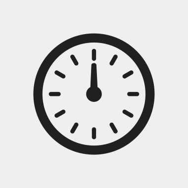 Saat Simgesi Tasarımı - Saati Durdur Simgesi Tasarımı