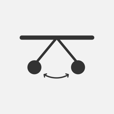 Sarkaç Şekli Salıncak Logo Sarkaç Konsepti - Sarkaç Logosu Tasarımı