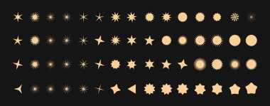 Geniş Yıldız Şekilleri, Güneş Patlamaları ve Dairesel Şekiller