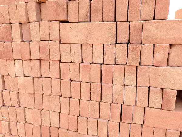 Yanmış Clay Bricks duvar arkaplanı