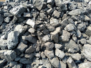Büyük Kömür Parçaları Koila Arkaplanı