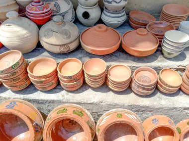 Çanak çömlek - El yapımı kil ürünleri satışa hazır