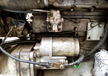 Paslı Eski Motor Tamiri - Arızalı Motor