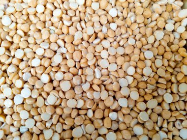 Nohutları ya da daal channa üst görünümünü böl