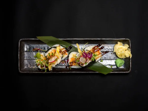 Japanisches Restaurant Essen Sushi Curry Bento Nudeln — Stockfoto