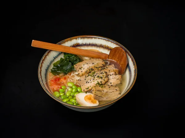 Macarrão Sushi Japonês Bento Sake — Fotografia de Stock