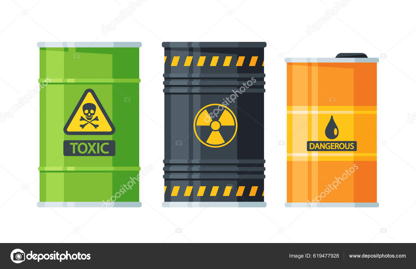Foto De Stock Jar Com Símbolo De Líquido E Biohazard Tóxico