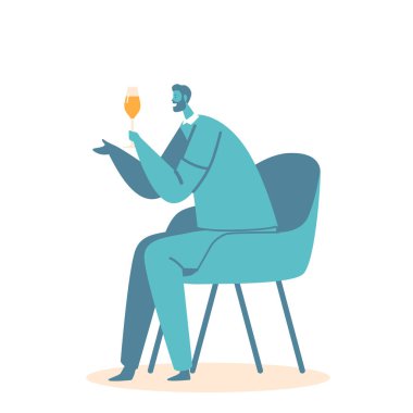 Erkek adam evde ya da barda alkol içer. 