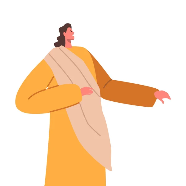 Biblical Apostle One Twelve Individuals Chosen Jesus Christ Spread Gospel — Vetor de Stock