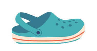 Crocks Ayakkabı Simgesi, Lastik ya da köpük malzemeden yapılma, kaygan ve sağlam tabanlı terlikler. Açık hava aktiviteleri için ayakkabılar ya da günlük giysi, su geçirmez ayakkabılar