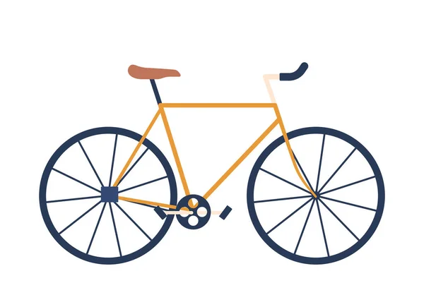 Велосипед Двухколесный Экологичный Педалями Человеческим Эффектом Мбаппе Упражнения Коммутацию Расслабление — стоковый вектор