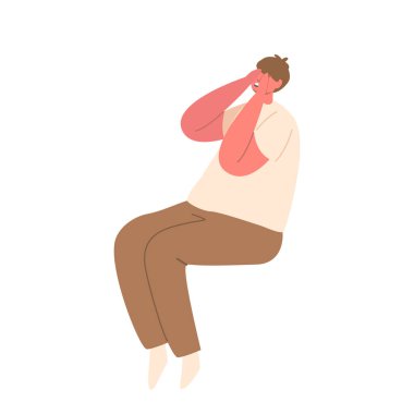 Yüzünde neşe dolu bir gülümsemeyle, elleri oynak tavırlı gözleri kapayan bir çocuk. Küçük çocukların karakteri ya oyundan hoşlanıyor ya da birinden saklanıyor. Çizgi film İnsanları Vektör İllüstrasyonu