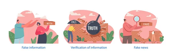 Verification Information Isolated Elements Characters Ensuring Accuracy Authenticity Data Verifying — Stock Vector