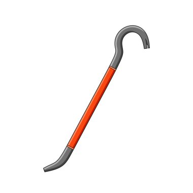 Levye, düz, metal şaftlı, eğimli, çatallı, meraklı, kaldıran ya da kaldıran, genel olarak inşaat, marangozluk ya da yıkım işlerinde kullanılan çok yönlü vektör el aleti.