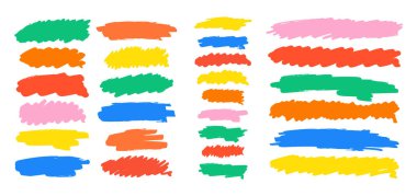 Yaratıcı Projeler, Dijital Sanat ve Tasarım İlham İçin Canlı Soyut Dokular Gösteren Renkli Geniş Fırça Darbeleri. Renklerin Dinamik Dizisi Sanat Konseptleri için Oyuncu ve Sanatsal His Sunuyor