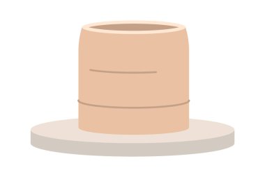 El yapımı çömlek seramik kap