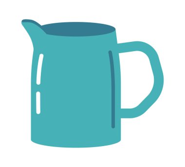 Kremalı süt kabı seramik sofra takımı