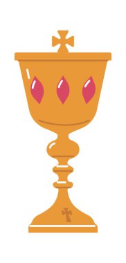 Kilisede Altın Komünyon Kasesi