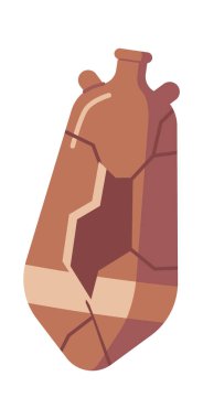 Kırık seramik sürahi arkeolojik eser