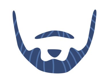 Erkek bıyığı ve sakalı.