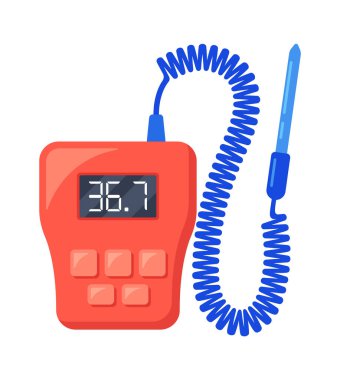 Sanayi ölçüm kablosu termometre aracı