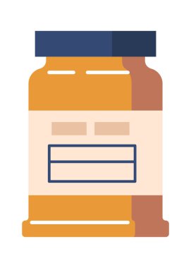 Sıvı baskı boyalı bir şişe.