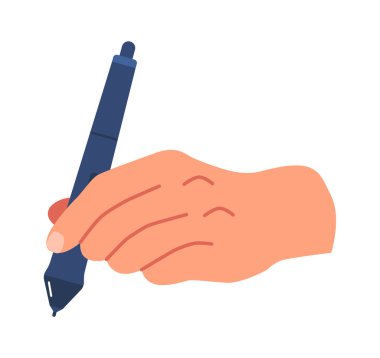 Termal kalem kullanan el.