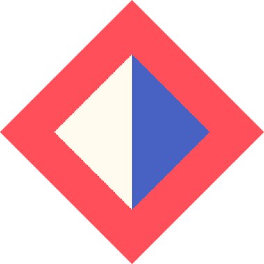 Canlı Bauhaus desenli arkaplan tasarımı