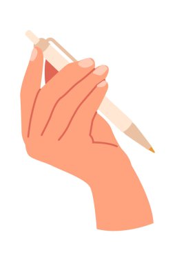 Elle tutulan tükenmez kalem.