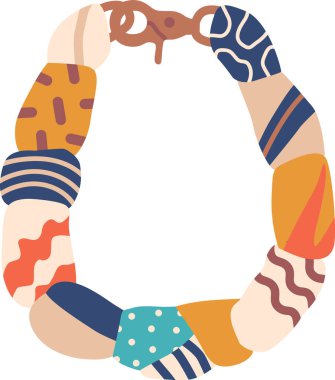 Kolye boho tarzı bijouterie