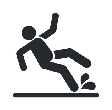 Islak yüzey uyarı işareti