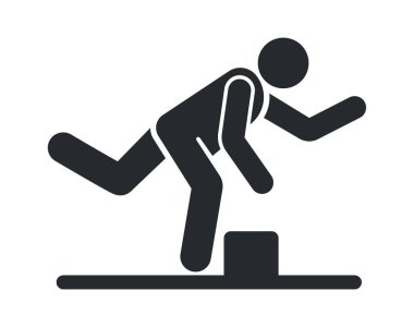 Çelme Adam Uyarı işareti