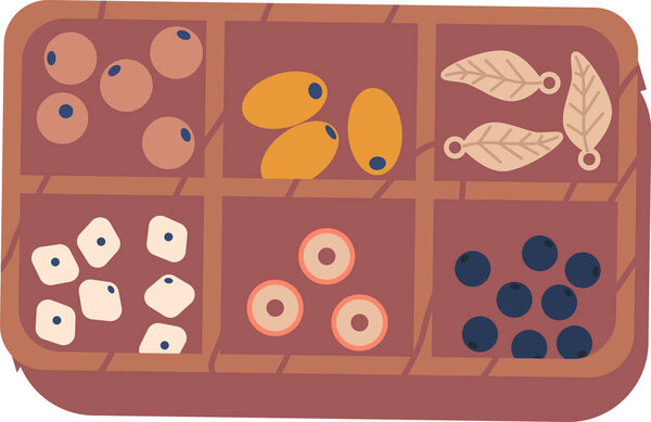 Jewelry beads kit box