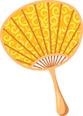 Saplı sarı Japon hayranı.