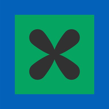 Desenli soyut grafik bauhaus ögesi