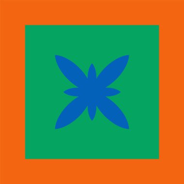 Bauhaus stili geometrik desen