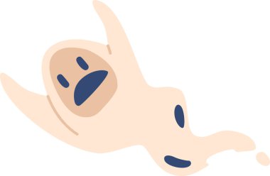 Korkunç karikatür cadılar bayramı hayaleti